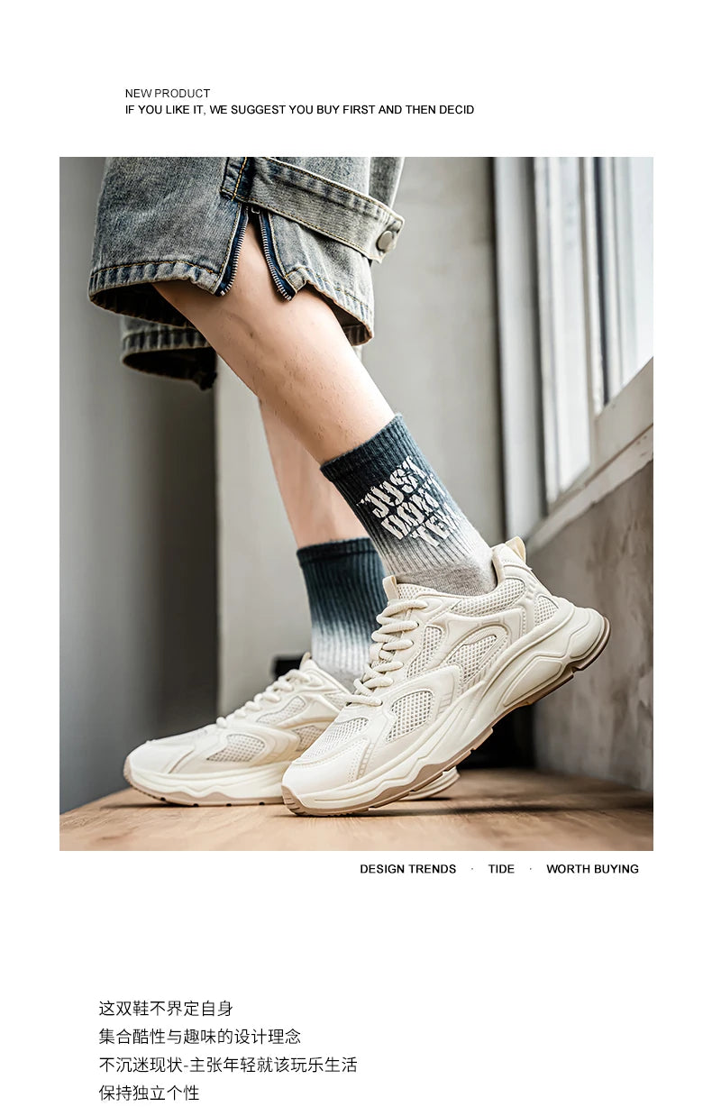 Adidași casual de viteză pentru bărbați, primăvară-vară, cu talpă moale, antiderapant, respirabili, pentru alergare în aer liber, pantofi sport de modă pentru tineri Joker
