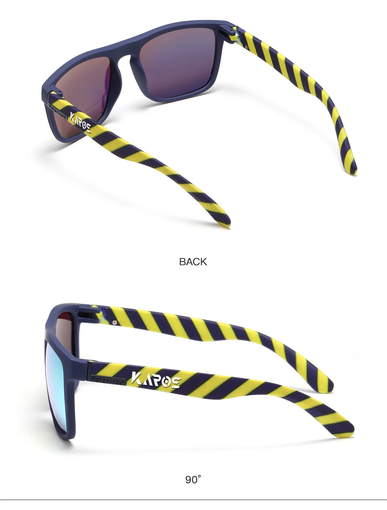 KAROS Polarized Sunglasses Unisex Car Driver Anti-Glare Goggles Outdoor for travel fishing beach UV400 eyeglasses