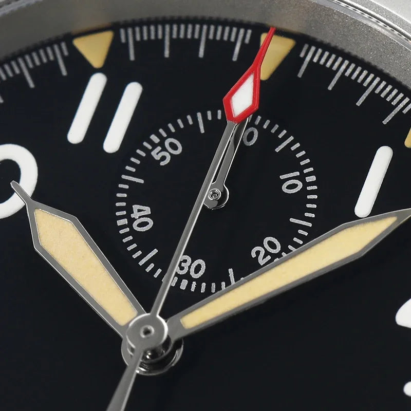 Militado VK61 VK67 Quarz-Chronographenuhr 39mm 316L-Edelstahlgehäuse 3 Zifferblätter wasserdicht 100M Multifunktions-Militäruhr