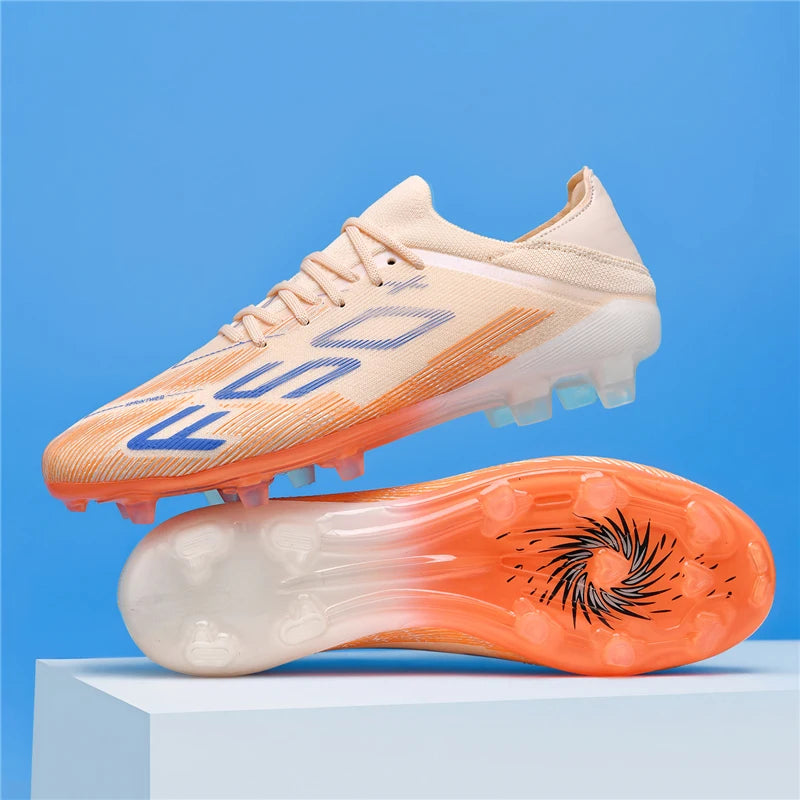 New Men Soccer Shoes Futsal Football Boots Sneakers Match Grass Cleats High-quality Non-Slip Indoor Hot-selling High-top Outdoor
