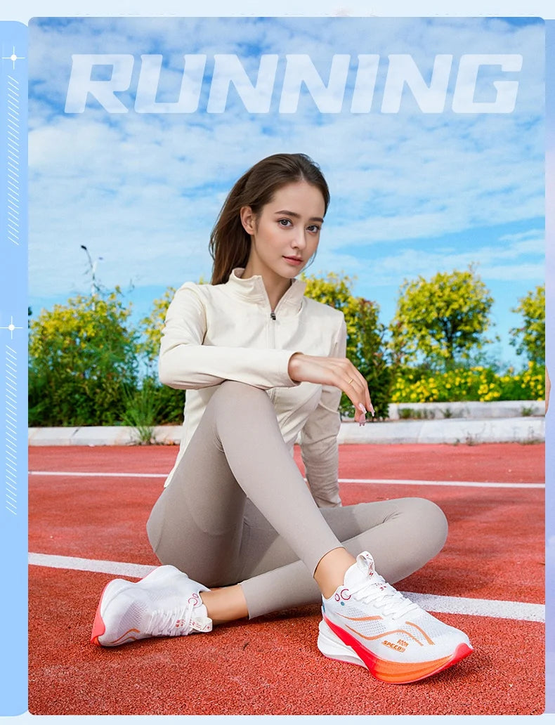 2025 Men's and Women's Professional Carbon Plate Marathon Running Shoes Shock Absorption Ultra-light Stable Support Sports Shoes