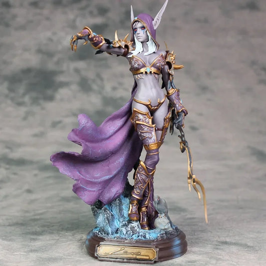 Sylvanas Windrunner World Of Warcraft actionfigurer Dronningen af de udøde håndlavet modelkollektion pynt børnegaver legetøj