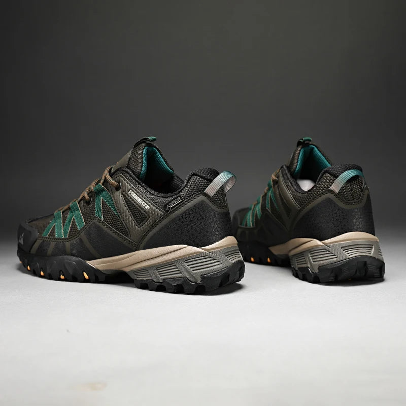 HIKEUP Sneakers traspiranti, ammortizzate e antiscivolo - Scarpe da trekking da uomo - Scarpe da corsa e trekking - Scarpe da montagna per attività all'aperto da uomo