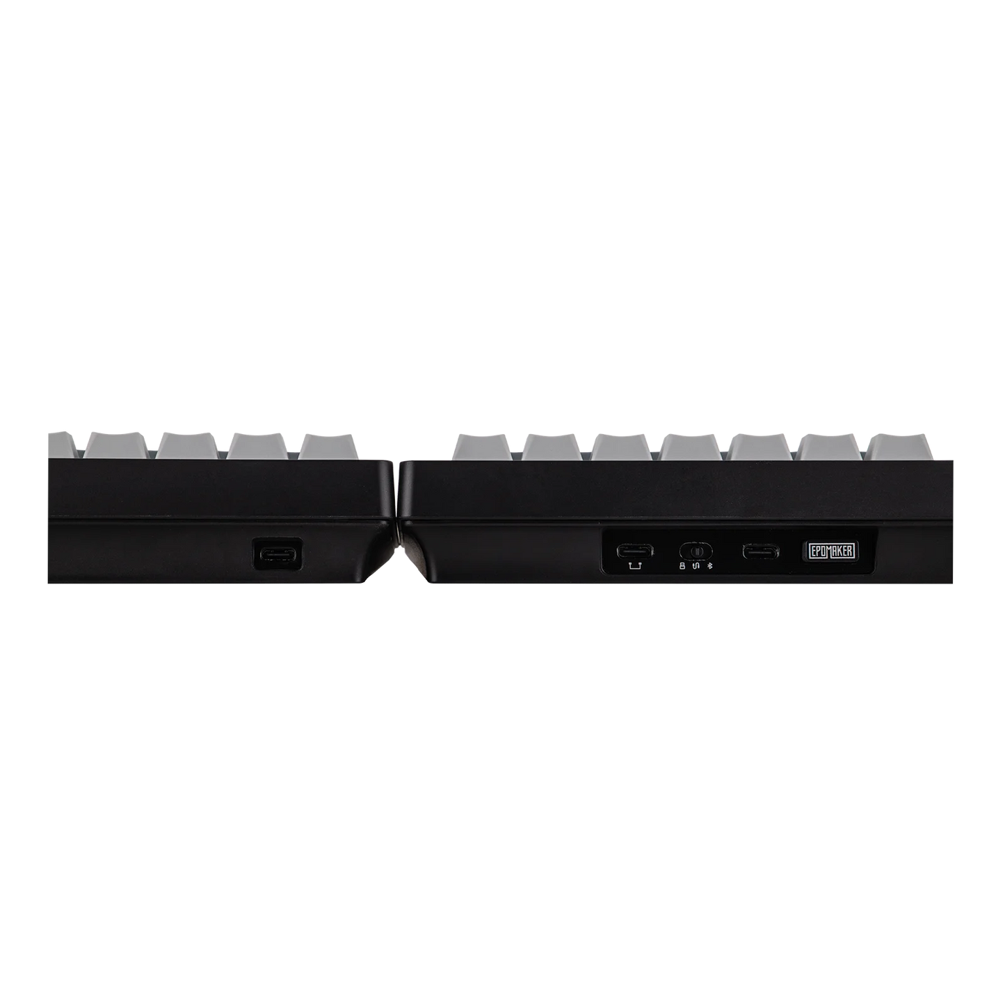 EPOMAKER Split70 QMK/VIA 70% Split Layout Wired/BT/2.4Ghz Wireless Mechanical Keyboard with Programmable Knob Mac Modifier