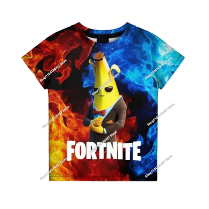Суитшъри с качулка за момчета и момичета Fortnite, детски пуловер с 3D принт, суитшъри Battle Royale за мъже, есенна модна детска дреха