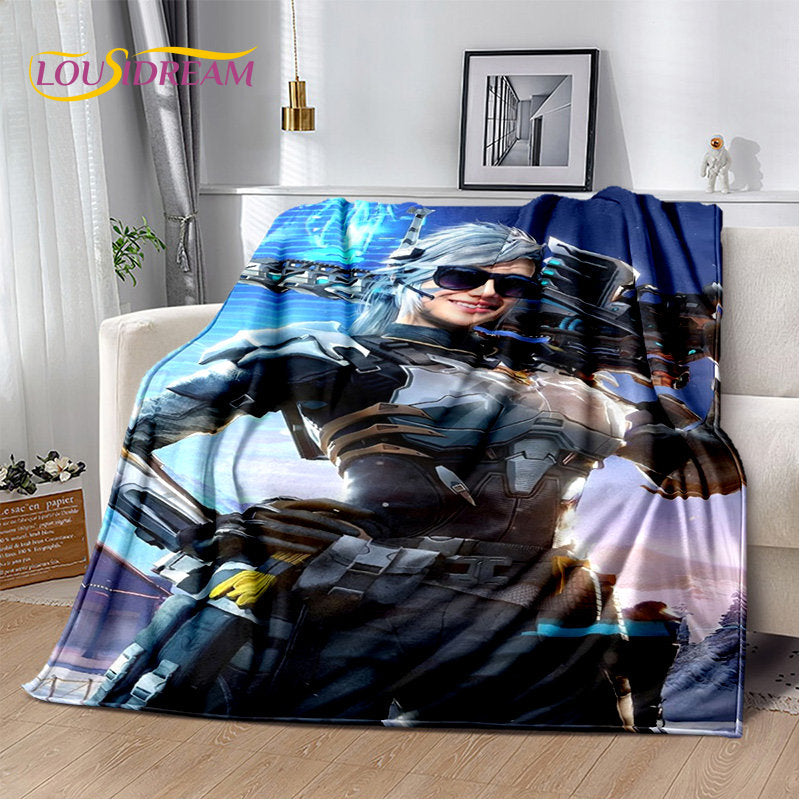 COD 3D, manta suave de felpa para gamers de Call of Duty, manta de franela para sala de estar, dormitorio, camas, sofá y oficina