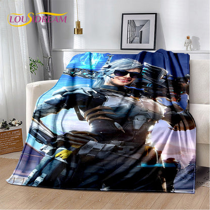 COD 3D, manta suave de felpa para gamers de Call of Duty, manta de franela para sala de estar, dormitorio, camas, sofá y oficina