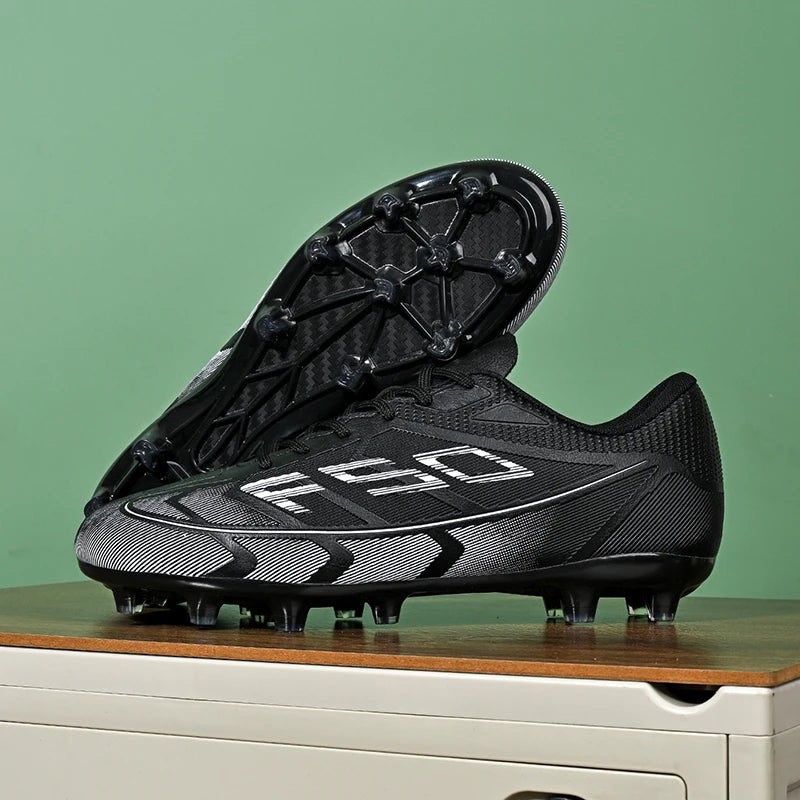 Nouvelles chaussures de football pour hommes, chaussures de futsal à cheville haute, respirantes, antidérapantes, de haute qualité, ultralégères, chaussures de sport, chaussures de match en plein air