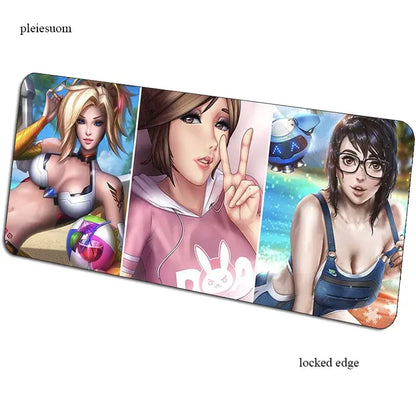 overwatch padmouse HD mousepad de gaming cu imprimeu, dimensiuni 900x400x3mm, mousepad pentru gamer, birou de computer, cel mai ieftin mousepad pentru laptop, mousepad pentru PC