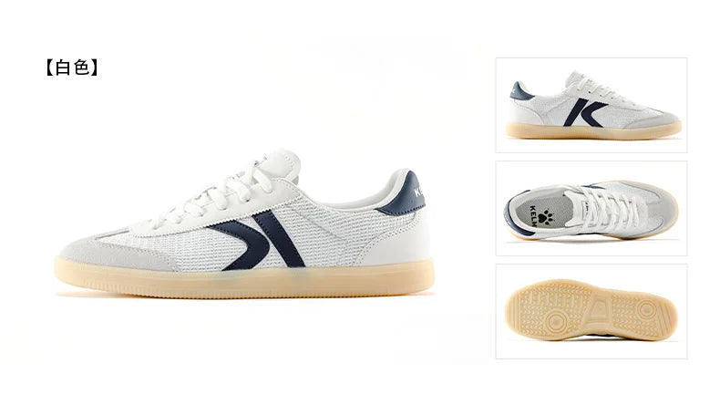 Kelme férfi német edzőcipő, hálós, lélegző, T-head cipő; női alkalmi, sokoldalú, alacsony szárú deszkás cipő