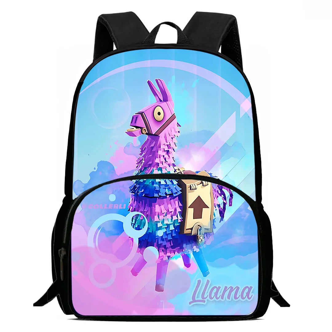 Mochilas Infantis Classic Game FortniteS para Rapazes e Raparigas, Presente de Aniversário para Estudantes, Mochilas Escolares de Grande Capacidade, Duráveis para Campismo