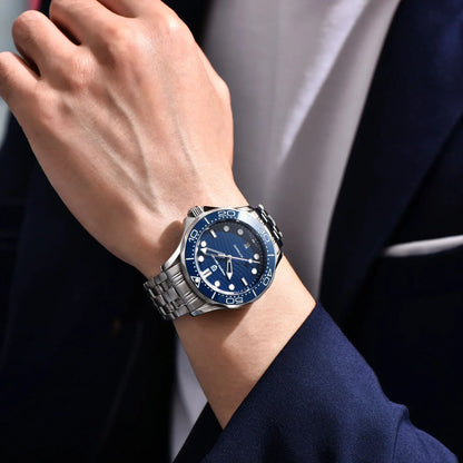 PAGANI DESIGN 2026 New V2 Waves 200M Relógio de mergulho automático masculino de luxo, cristal de safira, relógio de pulso masculino AR