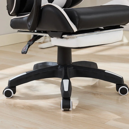 Ergonomic Gaming Chair 360° Reclining Office Chair with Footrest, Adjustable Height Racing Chair with Lumbar Support and Headrest