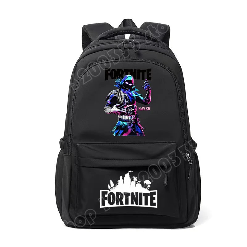 Fortnites Kids Backpack Portable Large Capacity Student Schoolbag Cartoon Printed Shoulder Bag School Supplies for Boys Gift