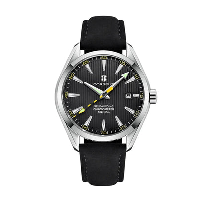 Corgeut 41mm Luxury NH35 Movt Man Sport Clock Automatic Relogio Masculino Mechanical Wristwatch Sapphire Steel Band Men's Watch