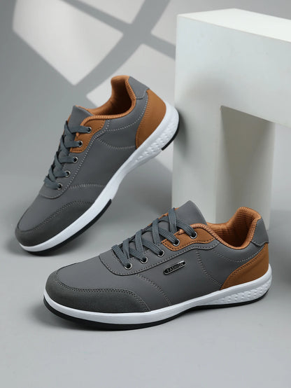 Pantofi de mers pe jos impermeabili pentru bărbați „Four Seasons”, pantofi sport casual din piele pentru bărbați, pantofi de camping antiderapanti, pantofi de tenis pentru bărbați