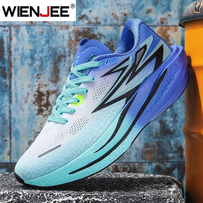 Men's Sports Running Shoes, Casual Marathon, Lightweight, Comfortable Women's Athletic Non-Slip Walking Sneakers, Outdoor Couple Shoes