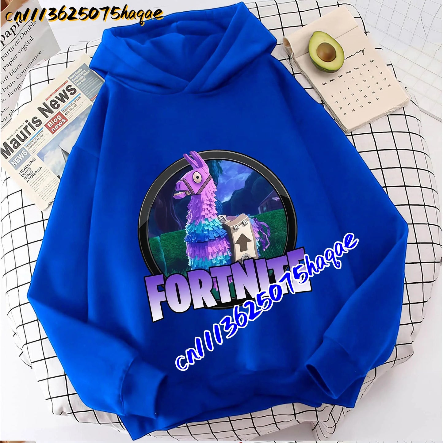 FORTNITED Children Long-sleeved Girls Boy Streetwear Boys Baby Hoodies Pullover Sweatshirt  Anime Fashion Kid Clothing Tops Gift