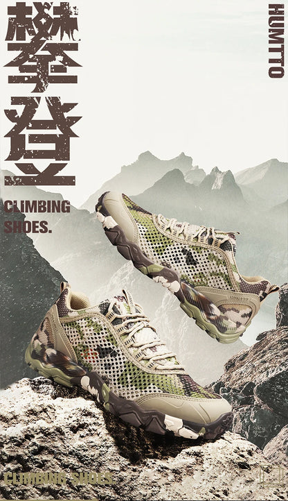 HUMTTO Scarpe da trekking da uomo traspiranti per sport all'aria aperta, scarpe da arrampicata, scarpe da caccia da donna, scarpe da trekking, sneakers, stivaletti, scarpe tattiche