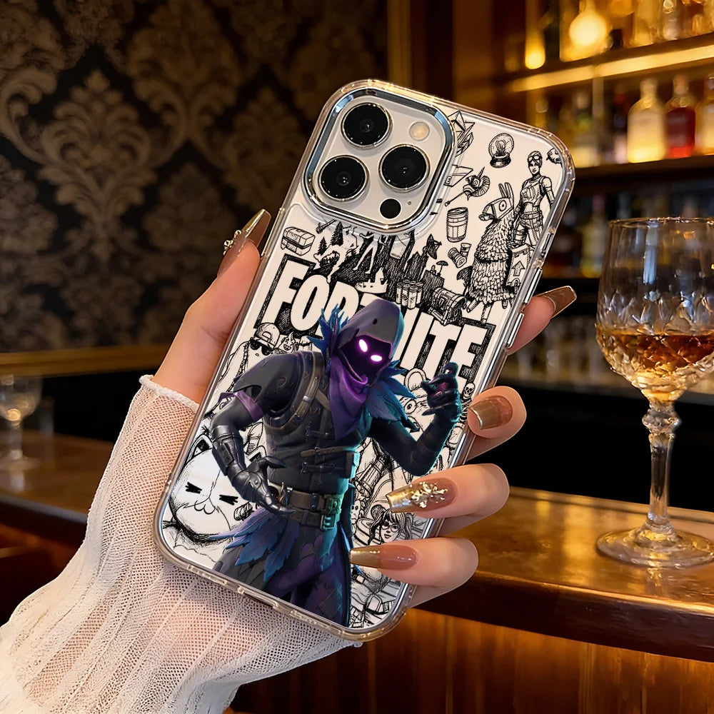 Cartoon Battle Royale Fortnite Phone Case For Xiaomi Mi 15 14T 14 12T 11T 11 Lite Poco M7 X7 X6 F5 F6 X5 X4 GT Pro 4G 5G Cover