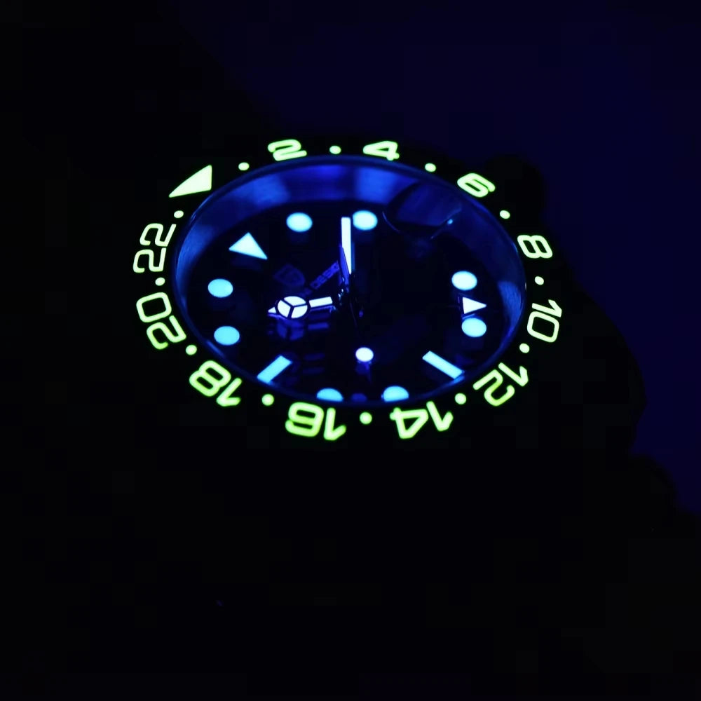 PAGANI DESIGN V3 New 40MM NH34 Original Design GMT Men Mechanical Watch AR Ceramic Bezel Sapphire Automatic Sports Watch for Men