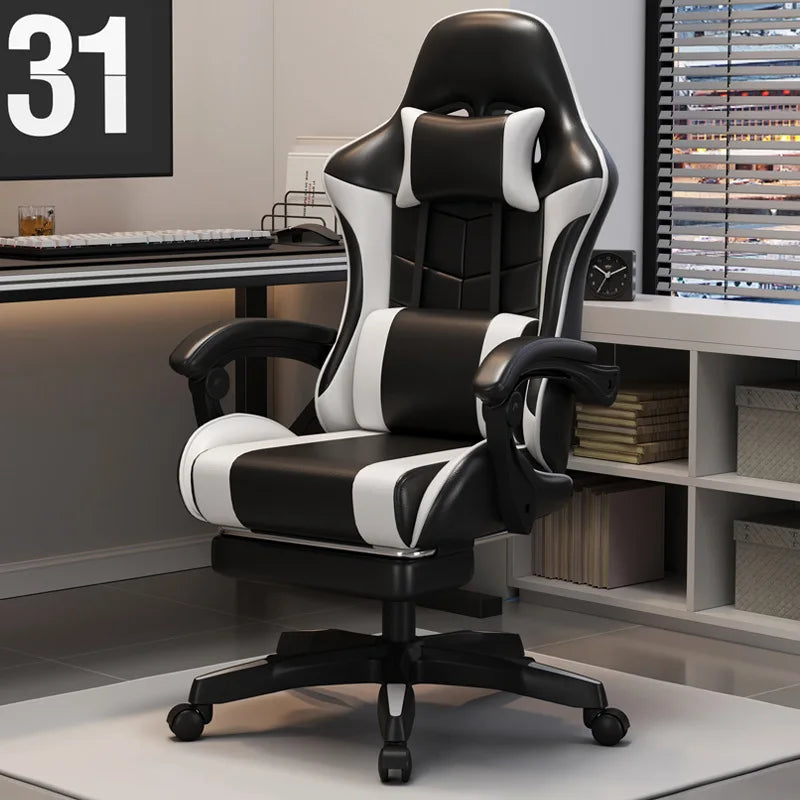 Cadeira Esports para Internet Café Sponge, cadeira de computador para Internet Café, cadeira de escritório reclinável para casa, confortável e giratória