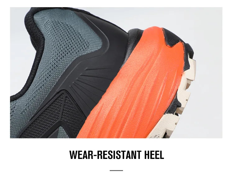HUMTTO Men's Breathable Hiking Sneakers Non-slip Casual Running Shoes Outdoor Climbing Sneakers Designer Trekking Boots