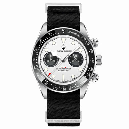 PAGANI DESIGN New Panda Men's Watches Top Luxury Quartz Wristwatches Chronograph Watch Man 2026 Gift AR Sapphire Ceramic Bezel