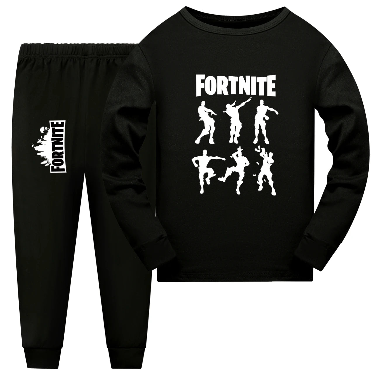 New Kids Fortnite Fall Pajama Sets Baby Girls Long Sleeve Tops Pants 2pcs Set Teen Boys Daily Sleepwear1006
