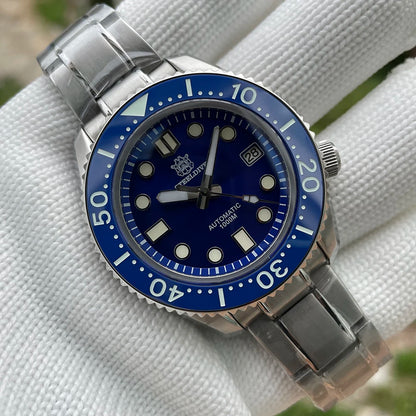 STEELDIVE SD1968 44MM Ceramic Bezel Insert Stainless Steel Case 1000m Waterproof NH35 Dive Watch Automatic
