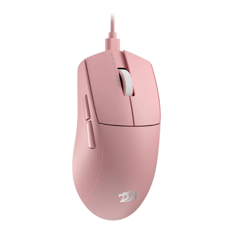 Rato Gaming Redragon M724 com Fio 42G Ultraleve, 12,400 DPI Máx., Ótico, 5 Botões Programáveis