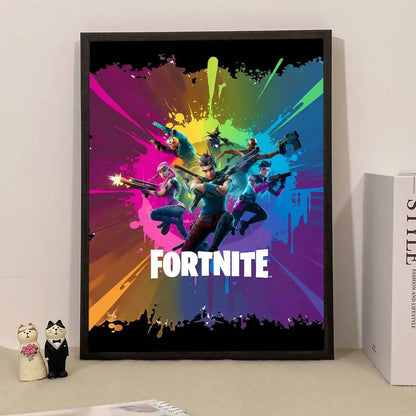 Poster a sorpresa Game F-Fortnite per la casa, quadro decorativo da parete per studio e soggiorno