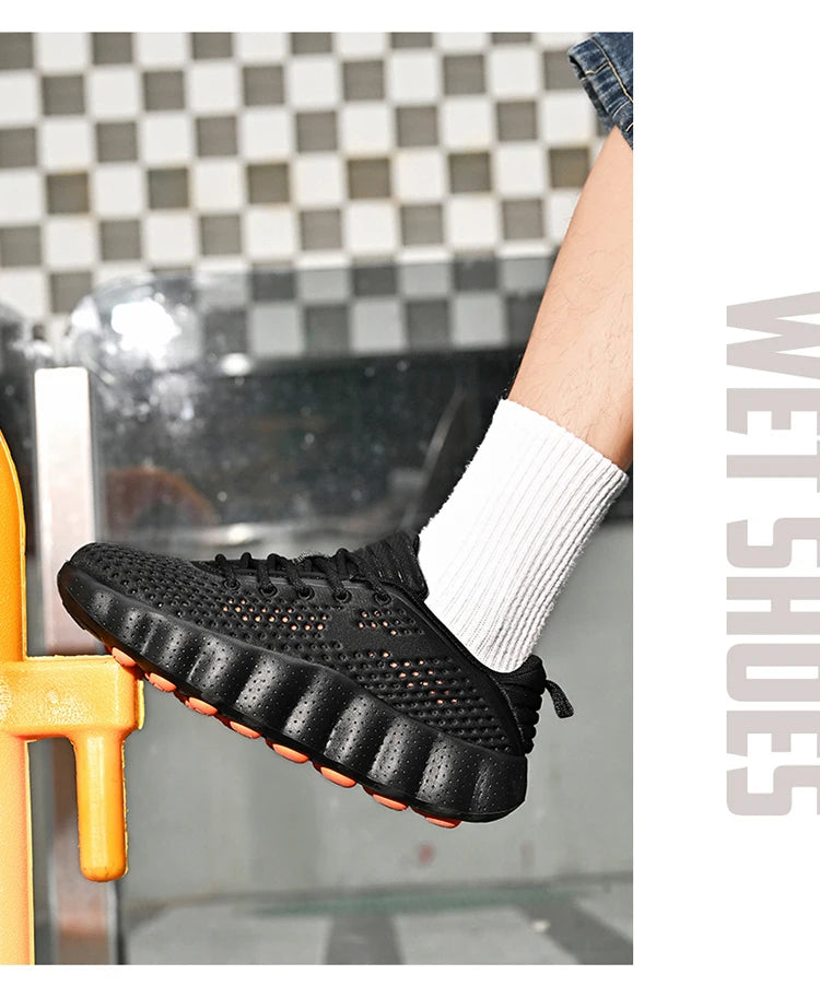 Comfortabele casual herensneakers met voetmassagetechnologie Ademende, lichtgewicht sportschoenen voor dames