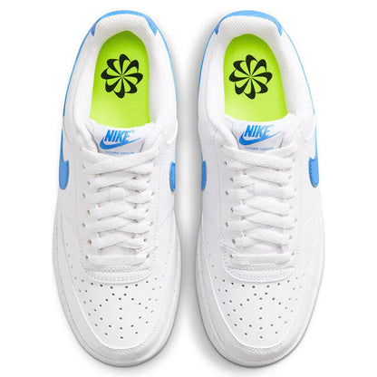 Nike Court Vision 1 Low Next Nature Udobni, vsestranski in trpežni nizki košarkarski čevlji za ženske, beli/modri DH3158-107
