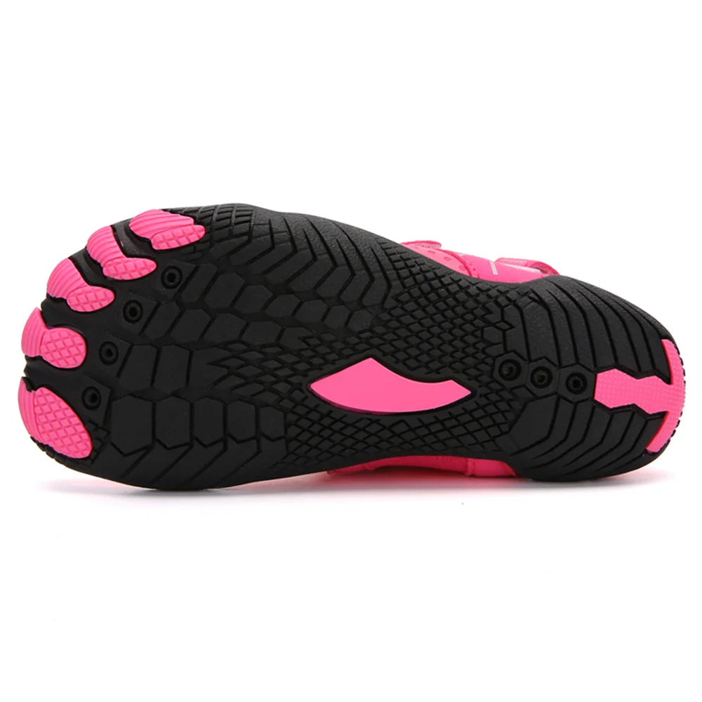 Kids Aqua Shoes Summer Beach Five Fingers Barefoot Water Shoes Swimming Lightweight Non-slip Seaside River Children Sneakers