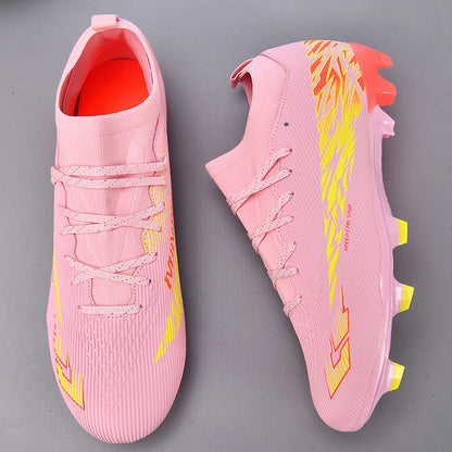 Nouvelles chaussures de football professionnelles pour hommes, chaussures de football antidérapantes, unisexes, respirantes, chaussures de futsal, nouvelles chaussures à crampons, livraison directe, ultralégères
