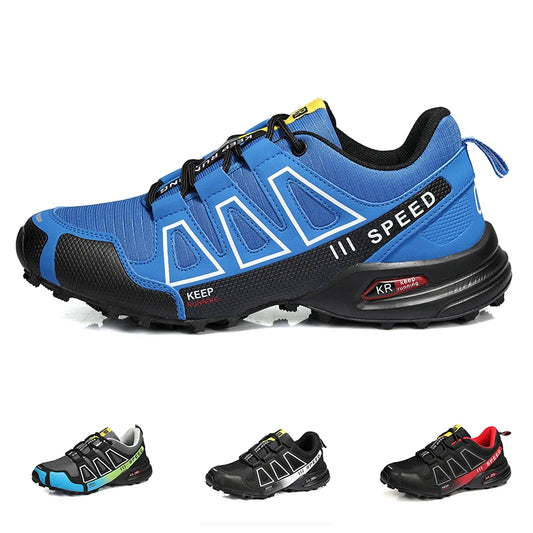 Men’s Hiking Shoes Waterproof Outdoor Lace-Up Sports Shoes Women’s Bicycle Casual Shoes Non-Slip Field Tactical Training Shoes