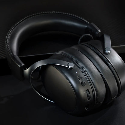 Auriculares gaming AKKO Verge S9 con micrófono – Driver de 53mm, Bluetooth 5.3 inalámbrico de cuatro modos, sonido envolvente 7.1, auriculares gaming profesionales para FPS