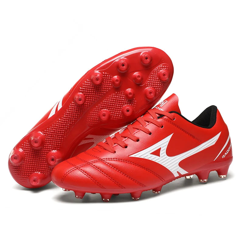 Scarpe da calcio con pulsanti principali e tacchetti lunghi spezzati - Scarpe da calcio per sport all'aperto