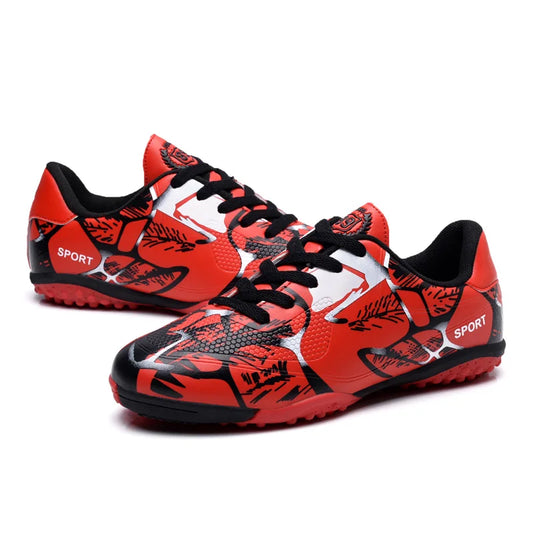 Children Soccer Shoes Sports Society Field Boy Football Shoes Futsal Fast Indoor Sneakers Original Ankle Cleats Football Boots