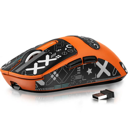 Ratón gaming inalámbrico ATTACK SHARK X3 PixArt PAW3395 49g SUPERLIGHT, BT/2.4G inalámbrico/con cable, 6 DPI ajustables hasta 26000