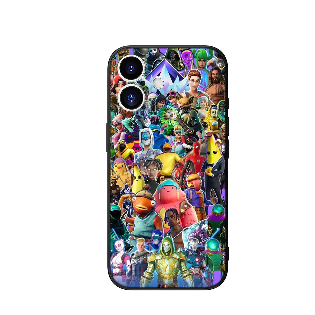 Game F-ForTnites Wallpaper Case für Samsung Galaxy A07 A13 A12 A23 A42 A50 A51 A52 A53 A70 A71 A72 A21S A04 Note 20 9 8 10 Hülle