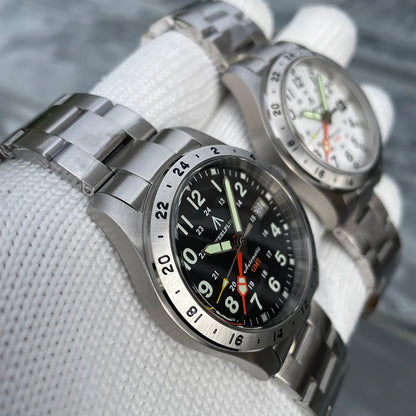 STEELFLIER Official SF792 GMT Mechanische Armbanduhr NH34 Uhrwerk Super BGW9 C3 Leuchtmasse 200M wasserdichte Luxus-Taucheruhr für Herren