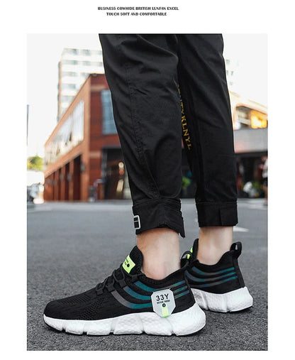 Trend dihalni moški športni čevlji za pomlad in jesen Tenis Masculino Zapatillas Hombre modni tekaški čevlji