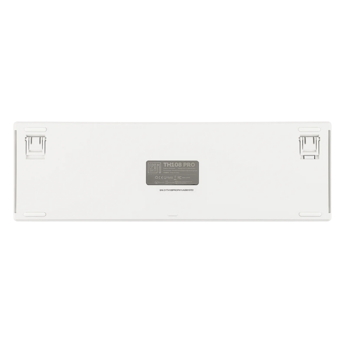 EPOMAKER TH108 PRO 100% Full-Sized Gasket-Mounted Wired/BT/2.4Ghz Wireless Mechanical Keyboard with Screen & Knob RGB Backlight