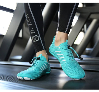Uomo Donna Scarpe da acqua Scarpe acquatiche Scarpe drenanti Sport da spiaggia Sandali da nuoto Asciugatura rapida Canottaggio A piedi nudi Immersioni Pesca Surf Sneakers
