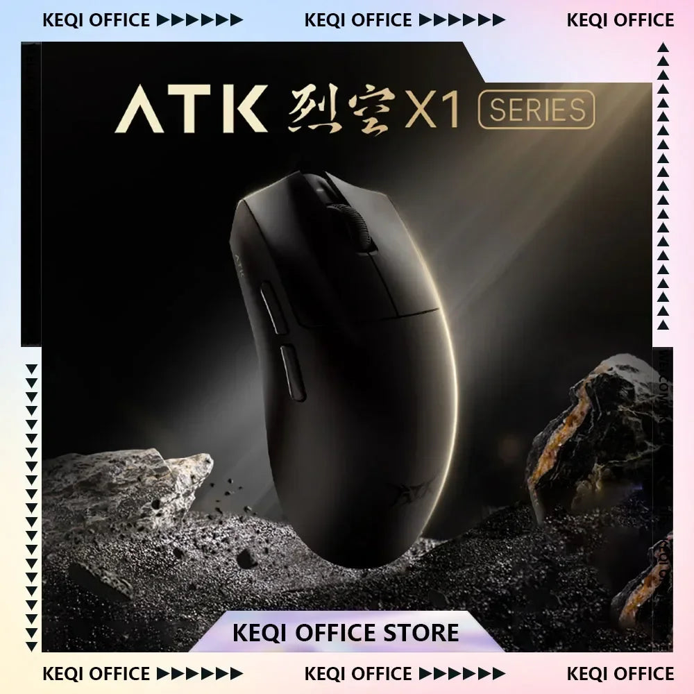 ATK Blazing Sky X1 V2 Wireless Gaming Mouse 8K Low Latency Lightweight FPS Esports Mouse for PC, Mac & Windows