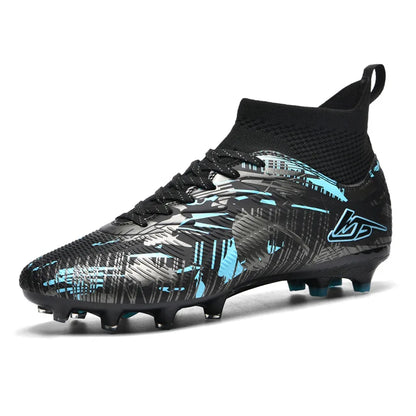 Chaussures de Football pour hommes TF/FG Sneaker garçon confortable société Original résistant chaussures de Football de qualité supérieure bottes de Football à longues pointes