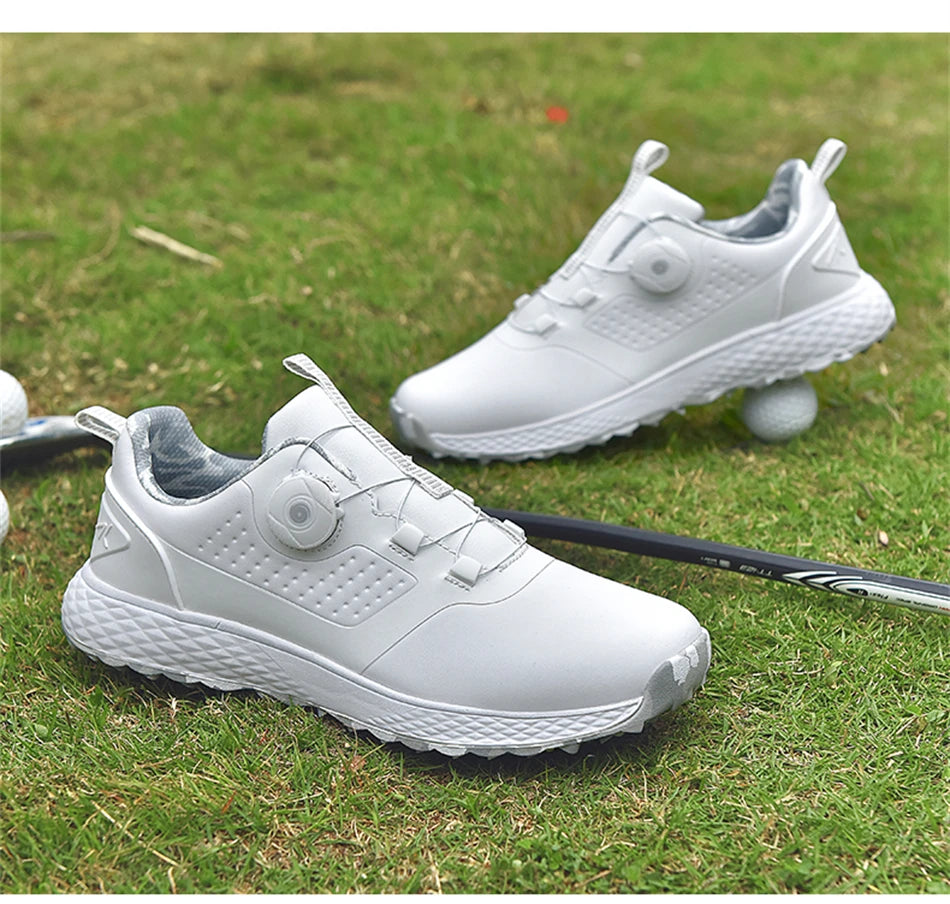 Vodoodporni golfski čevlji Unisex Zunanji protizdrsni golfski superge Moški Luksuzna udobna obutev za golfiste Ženski čevlji za hojo