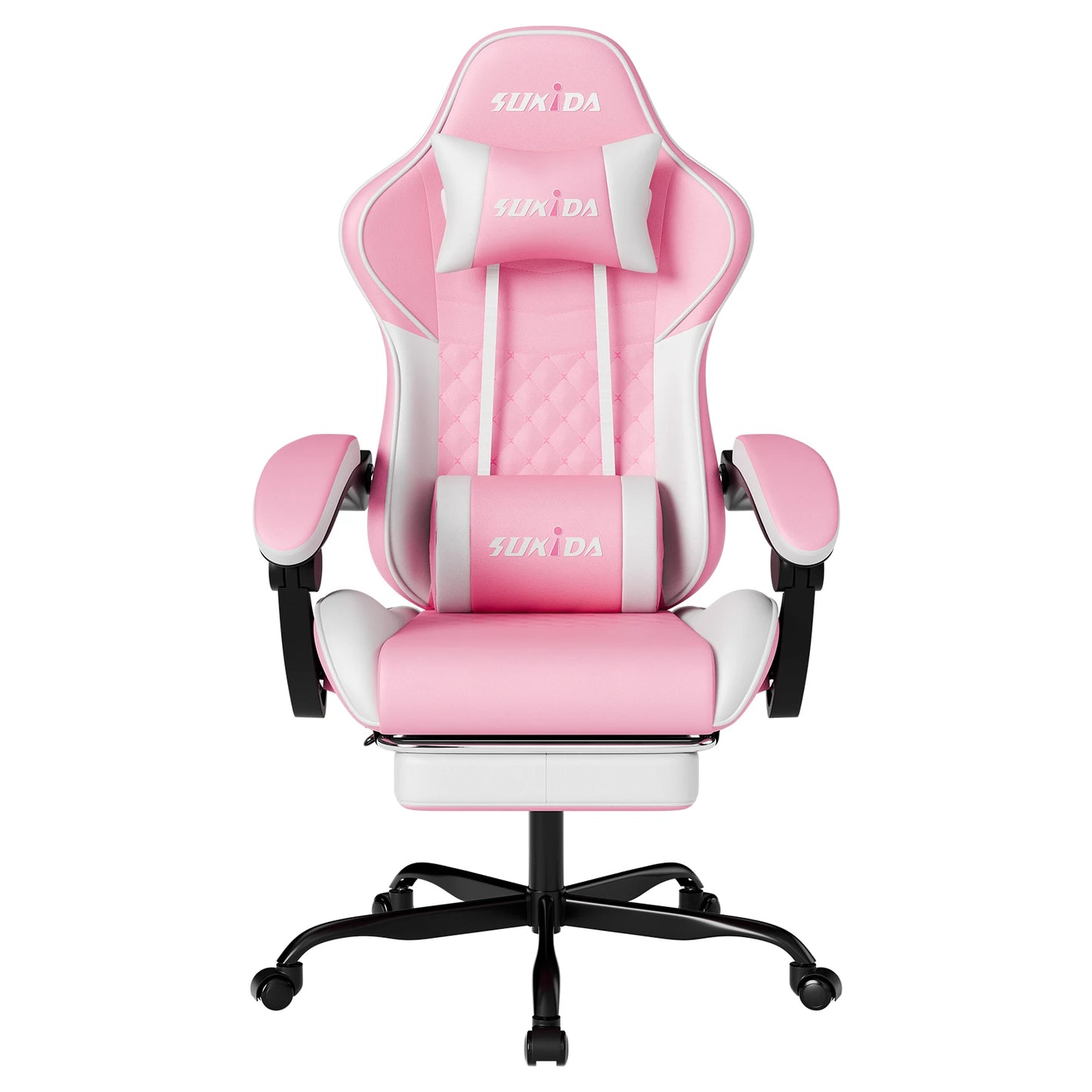 SUKIDA Gaming Chair Ergonomic Video Game Chair Comfortable Computer Chair with Footrest and Lumbar Support Office Chair